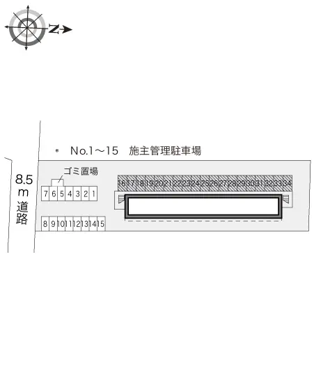 ★手数料０円★立川市西砂町　月極駐車場（LP）